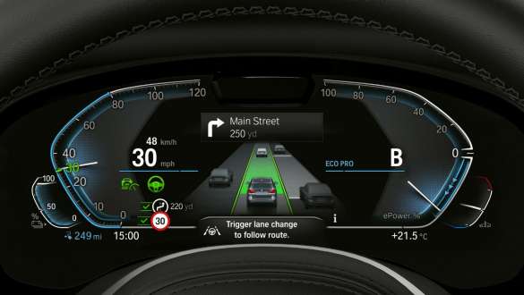 Active navigation BMW iX3 G08 2021