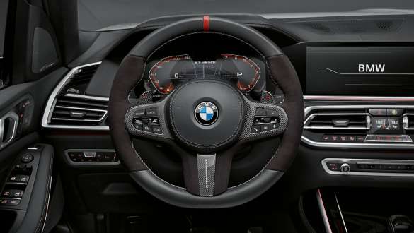 M Performance steering wheel BMW X7 G07 2019 exterior M Performance steering wheel BMW X7 G07 2019 exterior