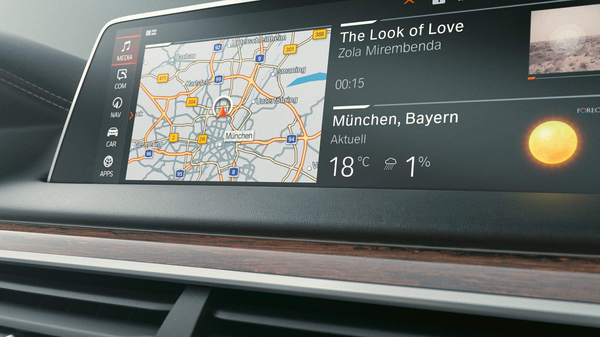 BMW 7 Series Sedan BMW 7 Series Sedan: Control Display