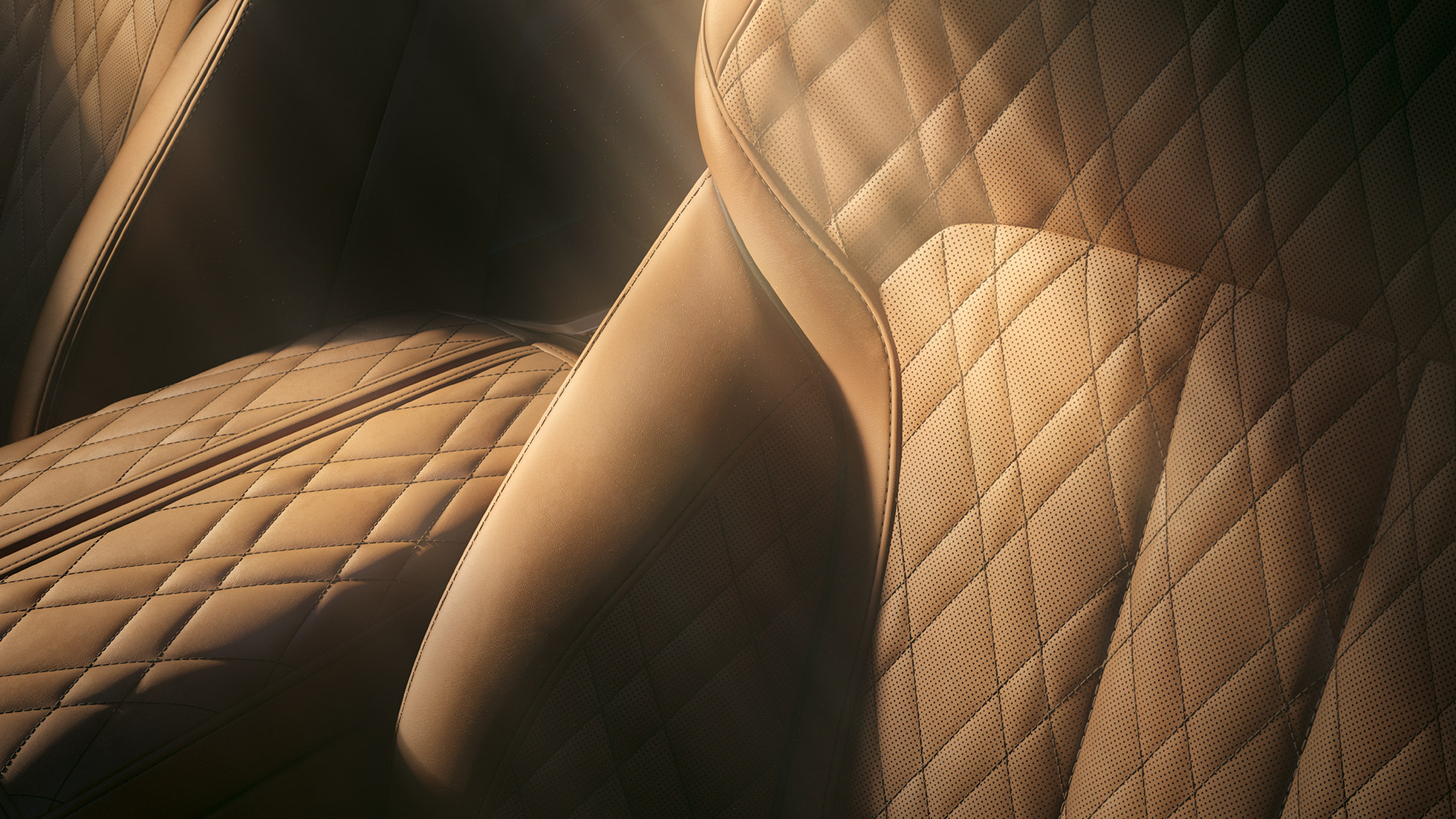 BMW 7 Series Sedan leather seats BMW 7 Series Sedan: close-up of high-quality leather seats