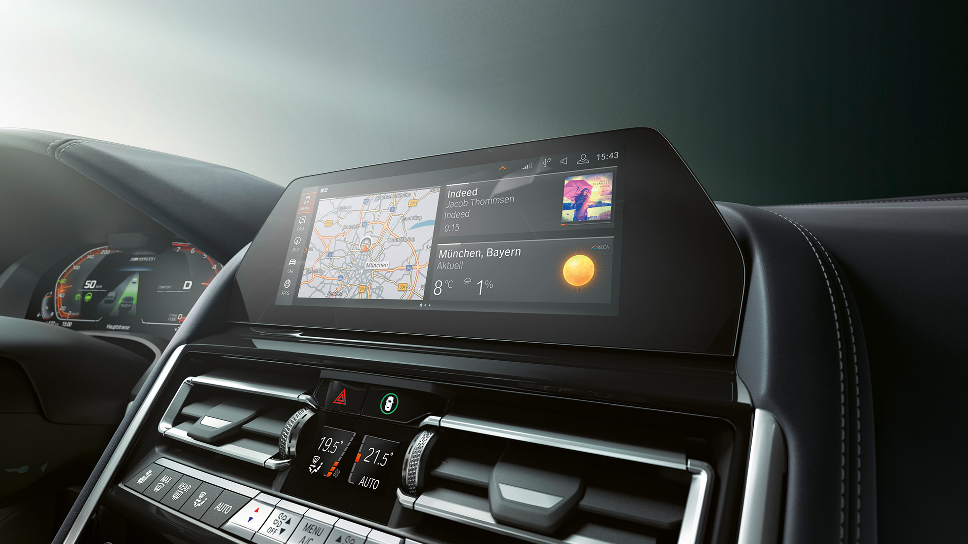 BMW Live Cockpit Professional BMW 8 Series Gran Coupé, BMW Live Cockpit Professional