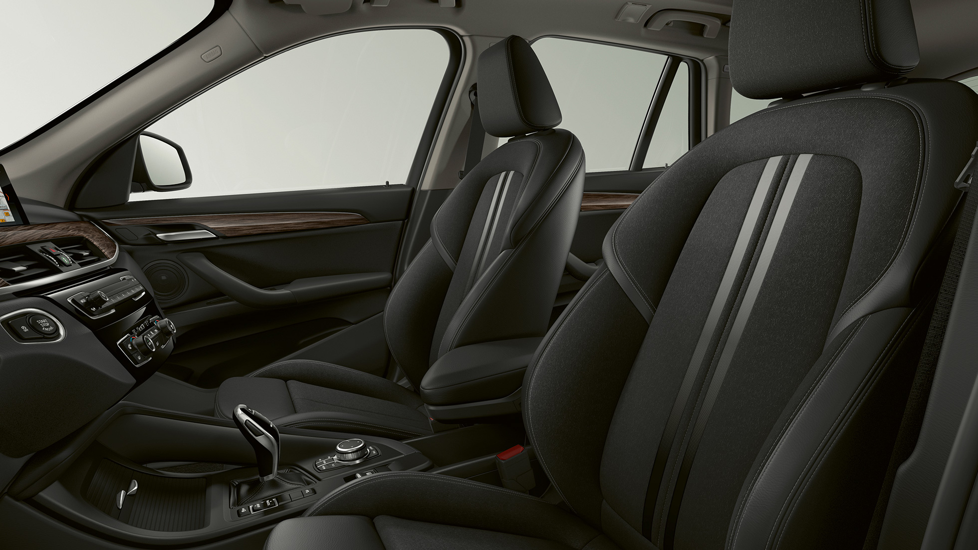 BMW X1, Model Advantage, upholstery BMW X1, Model Advantage, interior with focus on upholstery