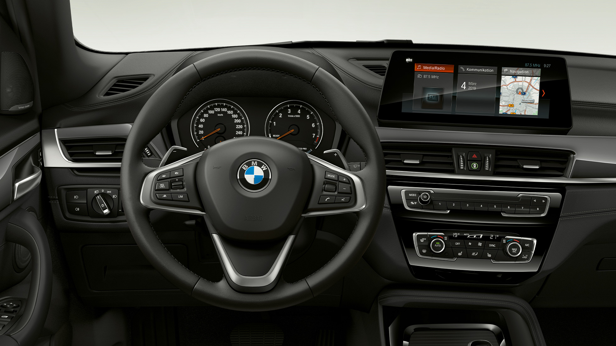 BMW X1, Model xLine, interior BMW X1, Model xLine, interior with focus on cokpit