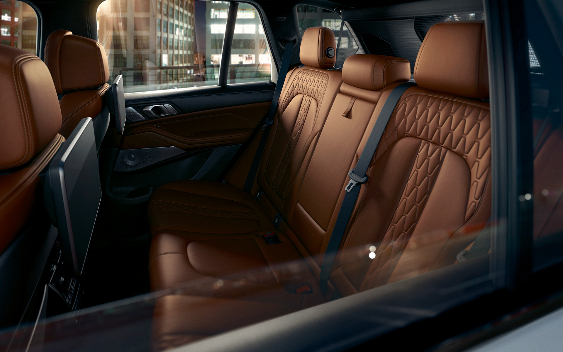 Back seats of the BMW X5 