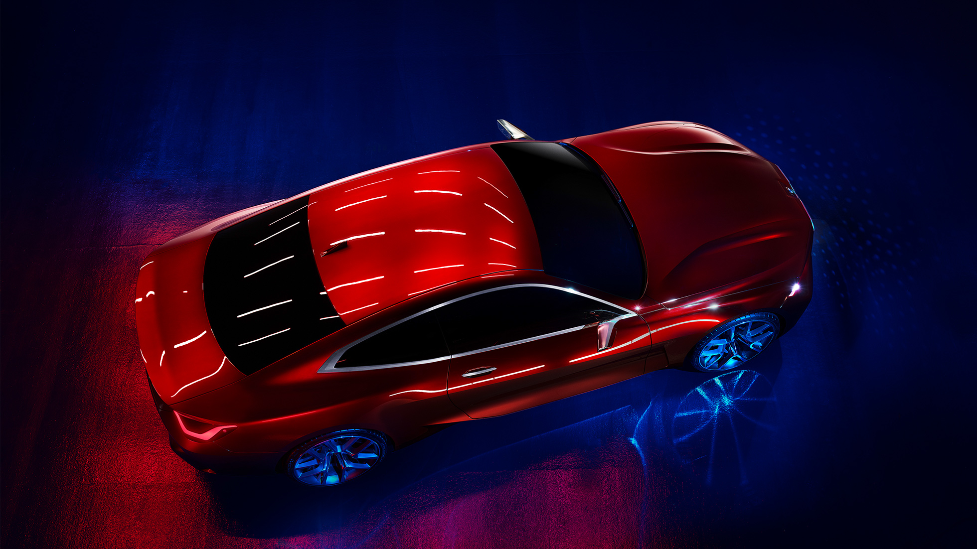 Exciting exterior Colour Forbidden Red BMW Concept 4 Exciting exterior Colour Forbidden Red BMW Concept 4 exterior design bird’s eye view