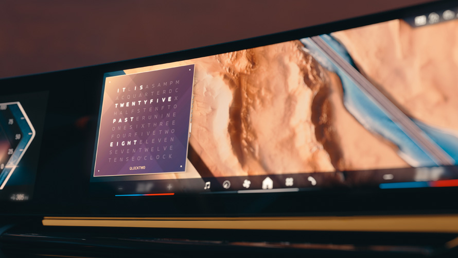 Remote Software Upgrade Welcome Light animation BMW rear view