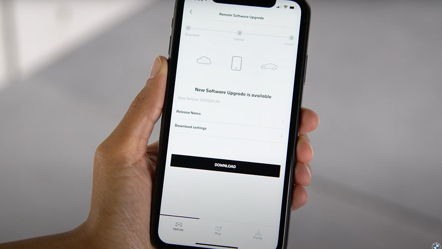 How to video Download and installation Remote Software Upgrade with the My BMW App